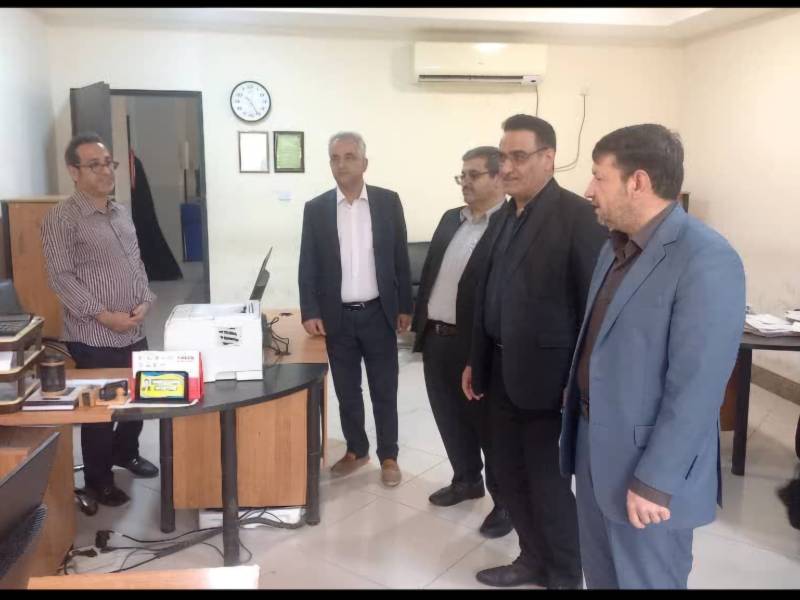 در بازدیدی سرزده از اداره ثبت اسناد و املاک شهرستان بوشهر