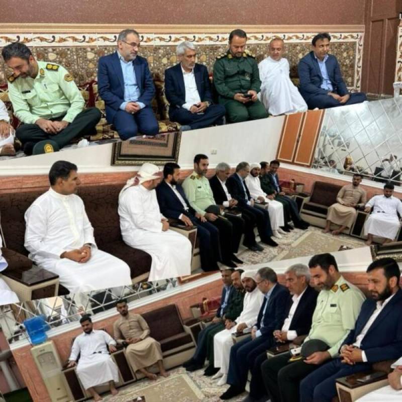 دیدار با امام جمعه اهل سنت عسلویه به مناسبت عید قربان