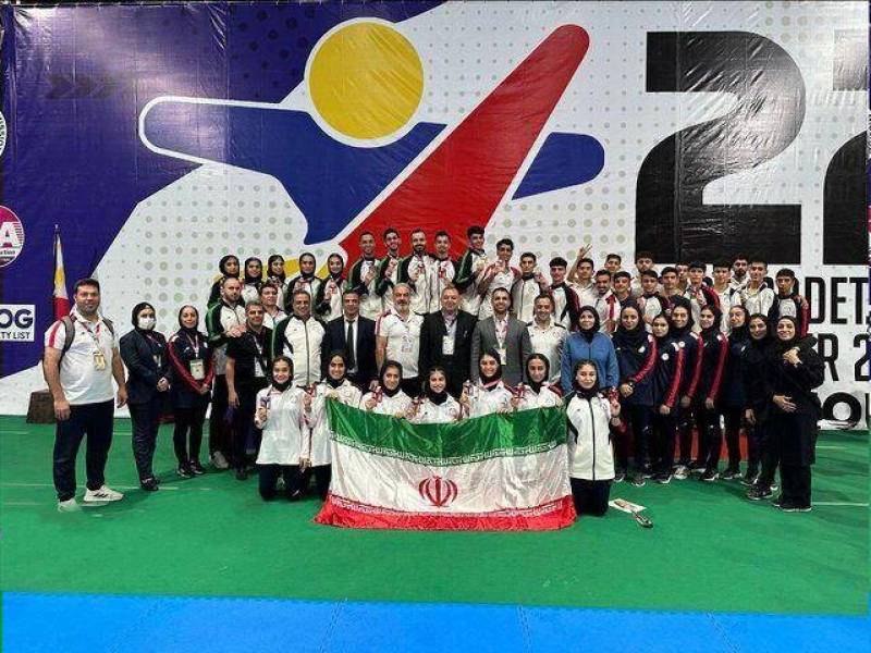 قهرمانی کاراته امید ایران در آسیا با ۱۱مدال