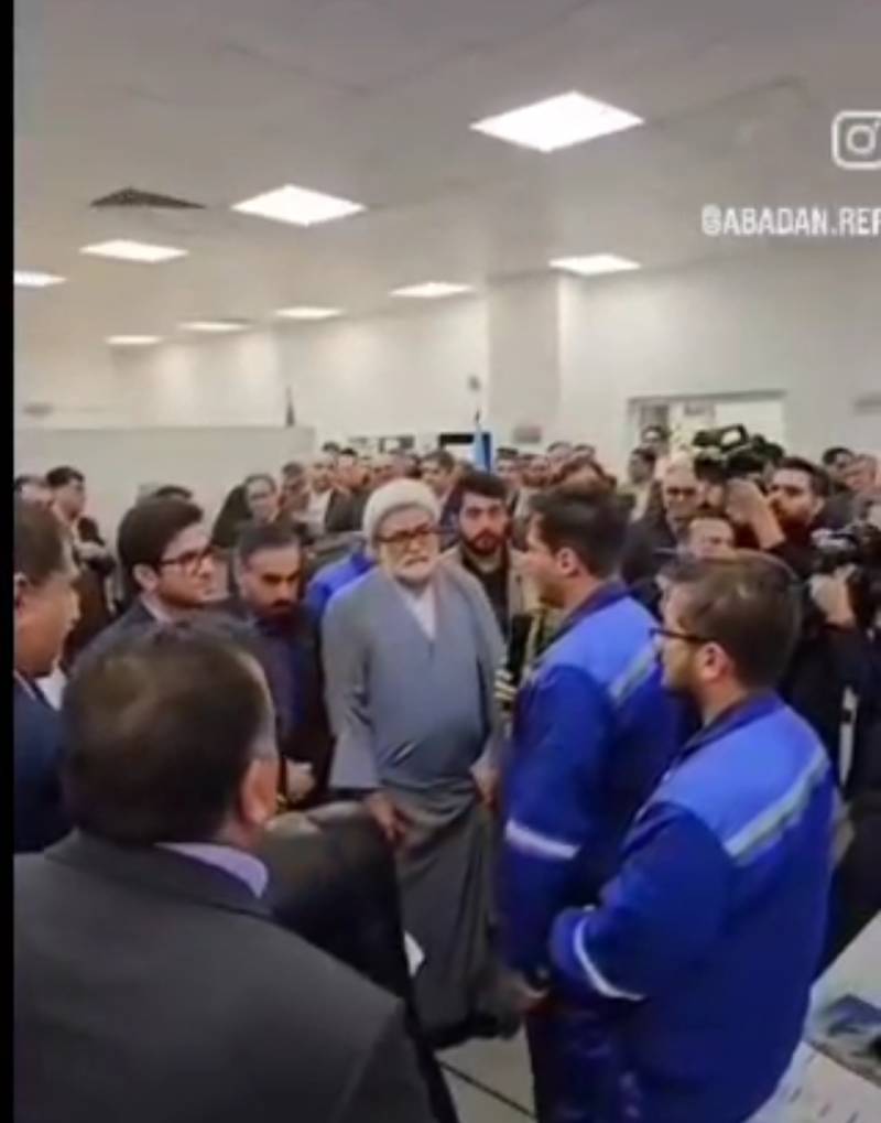 بازدید رئیس کمیسیون انرژی مجلس از پالایشگاه آبادان